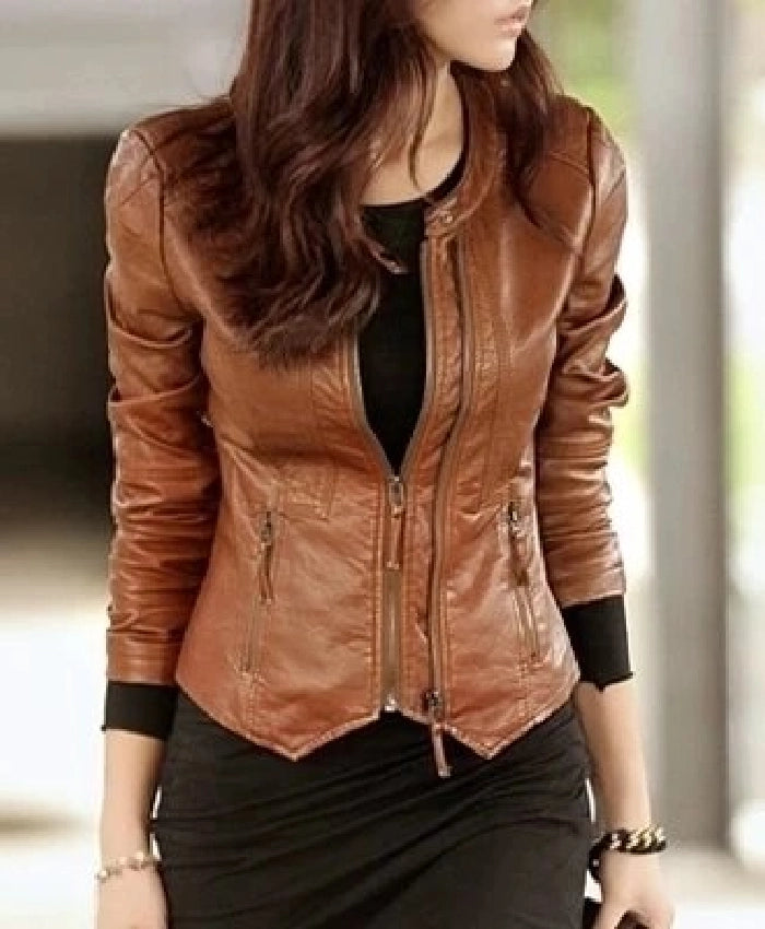 Classic Biker Style with a Modern Feminine Fit