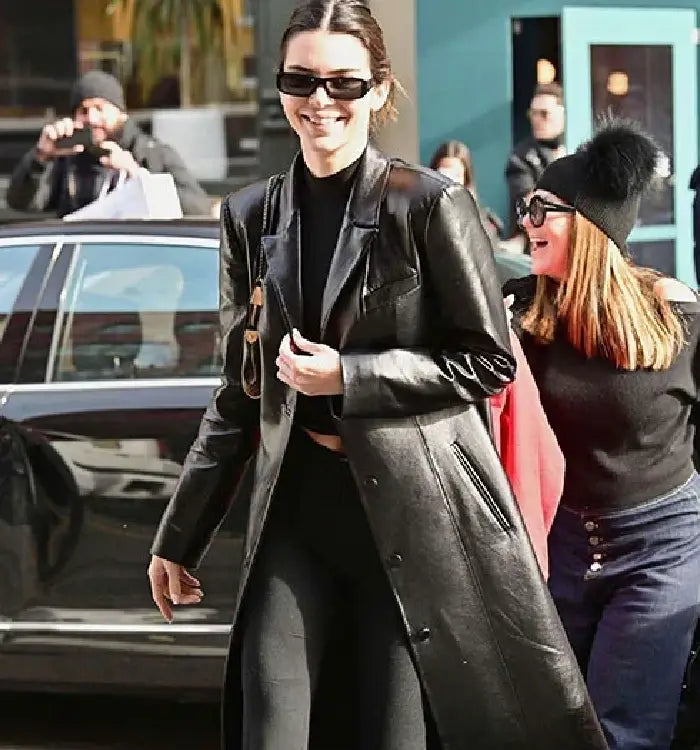 Shop Kate Hudson Black Biker Leather Jacket
